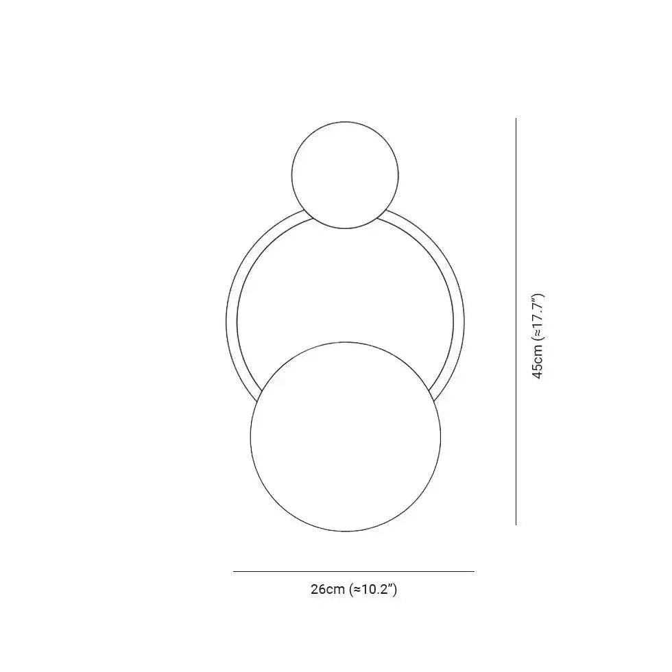 Applique Luminaire Chambre Nordique Murale Minimaliste - Clowas.fr