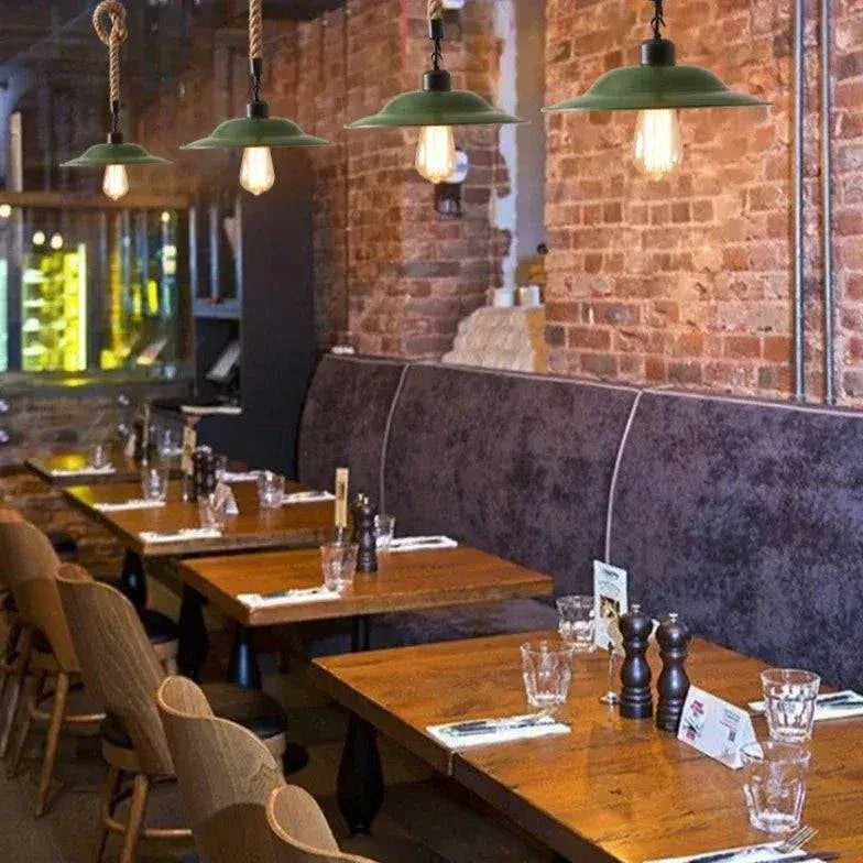 Lustre Led De Décoration De Restaurant Rétro En Fer - Clowas.fr