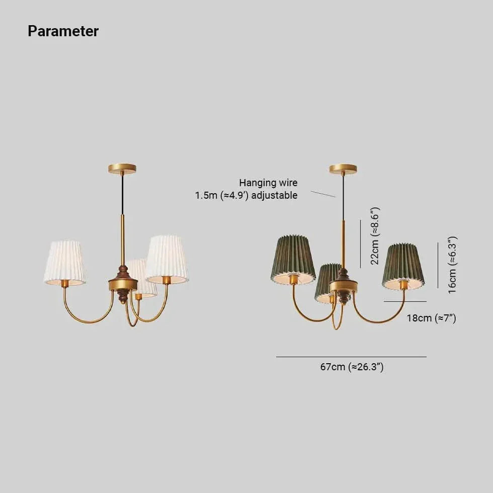 Suspension Led Vintage Avec Abat-Jour En Tissu - Clowas.fr