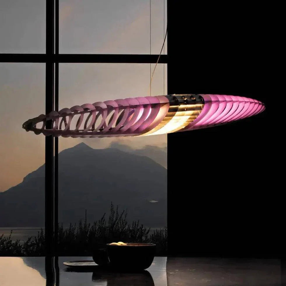 Lustre Led D'Escalier Italien De Design Moderne - Clowas.fr