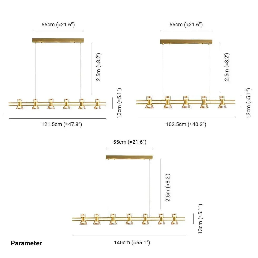 Lustre En Laiton Et Verre Au Design Nordique Moderne - Clowas.fr