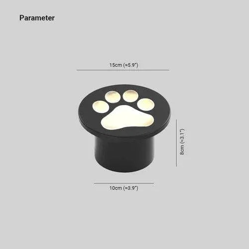 Lampe D'Extérieur Au Sol En Forme De Patte De Chat - Clowas.fr