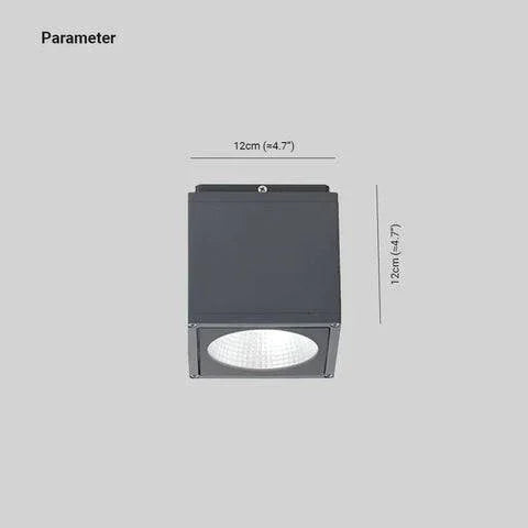 Plafonnier Led Moderne À Prisme Carré Pour Couloir - Clowas.fr