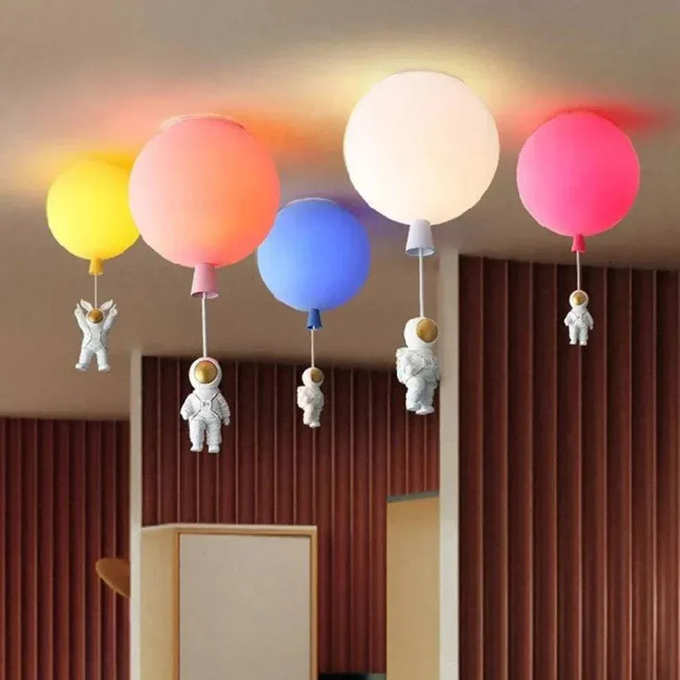 Luminaire De Plafond Ballons Colorés Pour Chambre D’Enfant - Clowas.fr