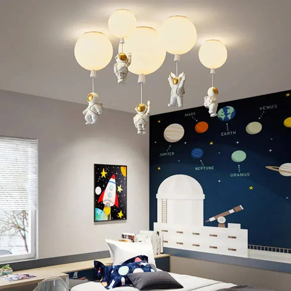 Luminaire De Plafond Ballons Colorés Pour Chambre D’Enfant - Clowas.fr