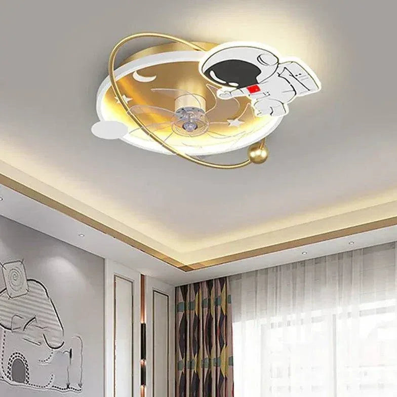 Plafonnier Led Avec Ventilateur De Chambre Simple - Clowas.fr