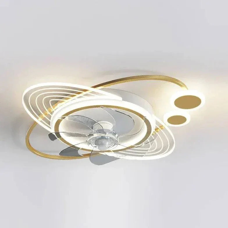 Plafonnier Led Avec Ventilateur De Chambre Simple - Clowas.fr