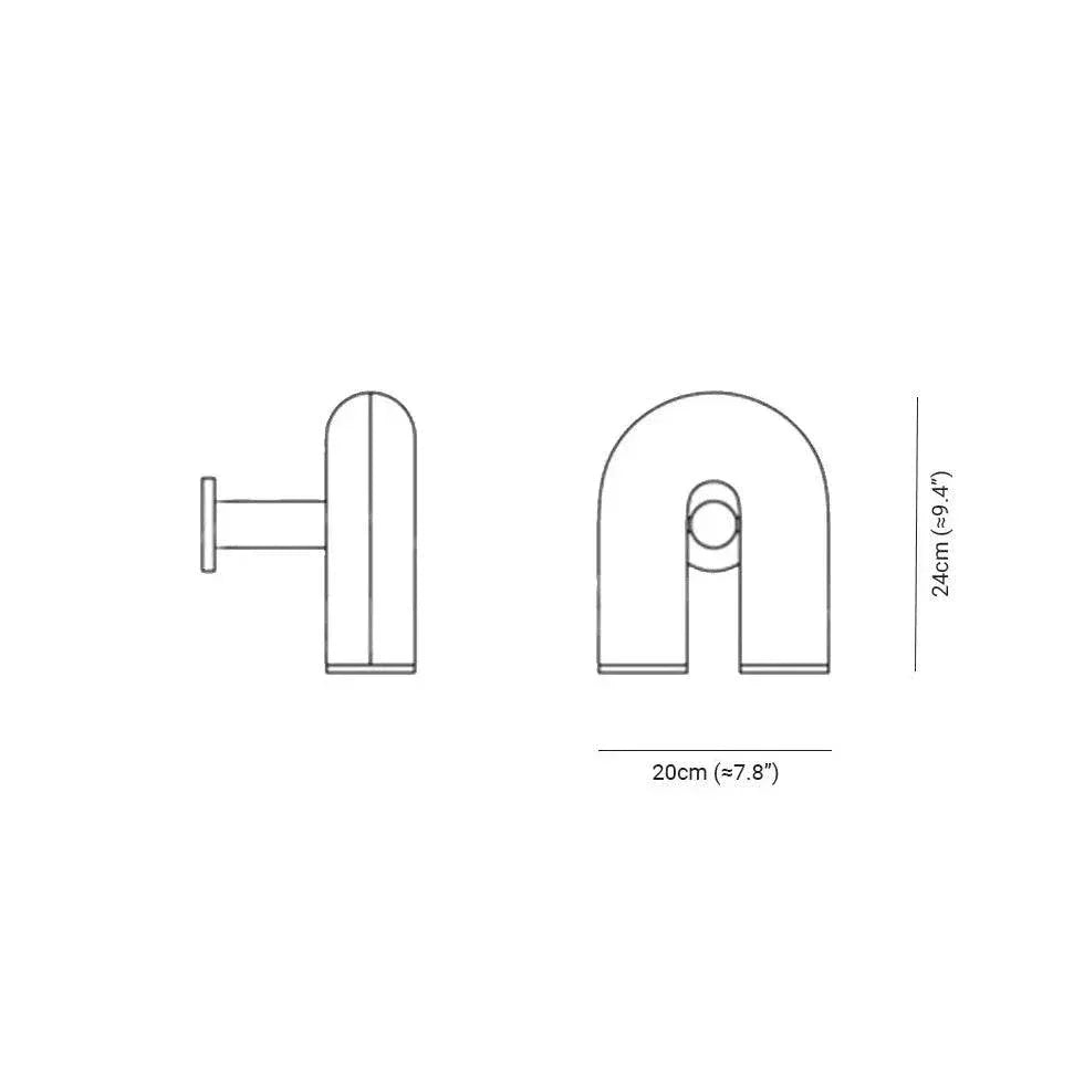 Applique Murale Encastrable Intérieur Design Créatif Minimaliste - Clowas.fr