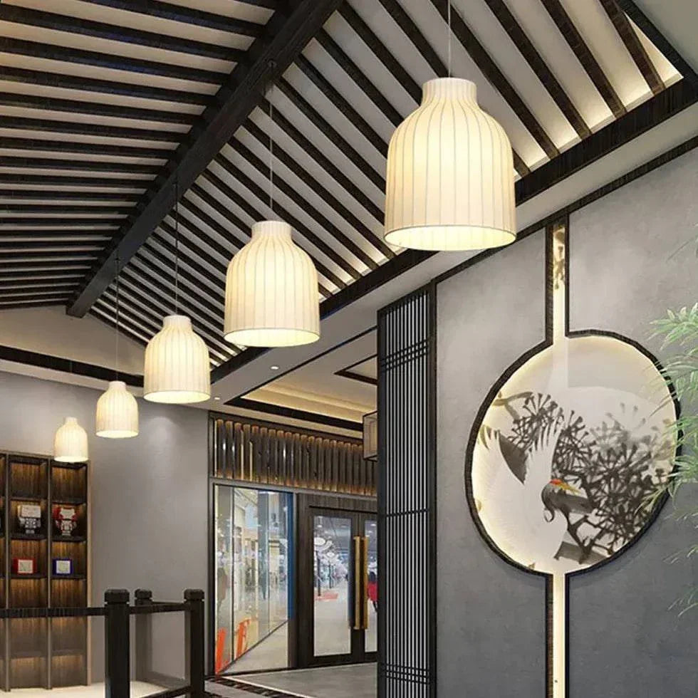 Lustre Japonais Moderne En Gaze - Clowas.fr