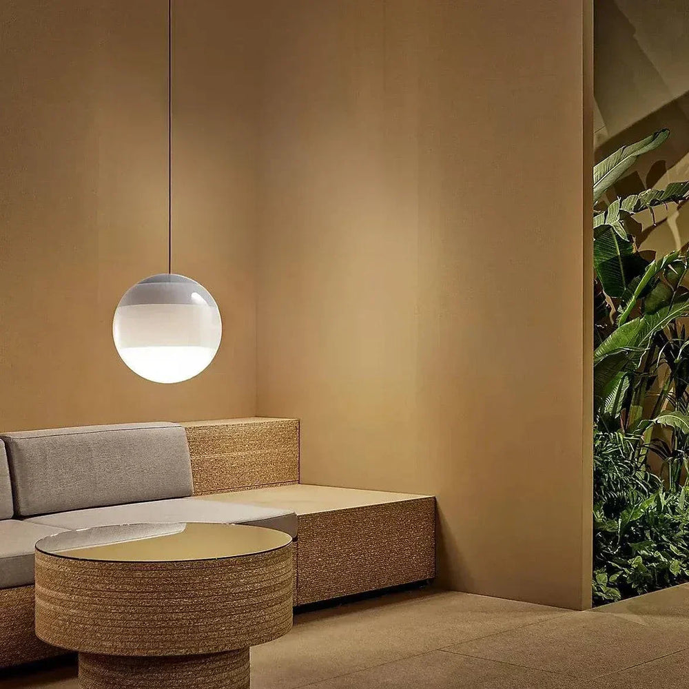 Lampes Sphériques Design Suspendues À Ligne Colorée - Clowas.fr