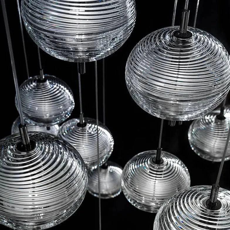 Suspension Verre Soufflé Design Nordique Créatif Moderne - Clowas.fr