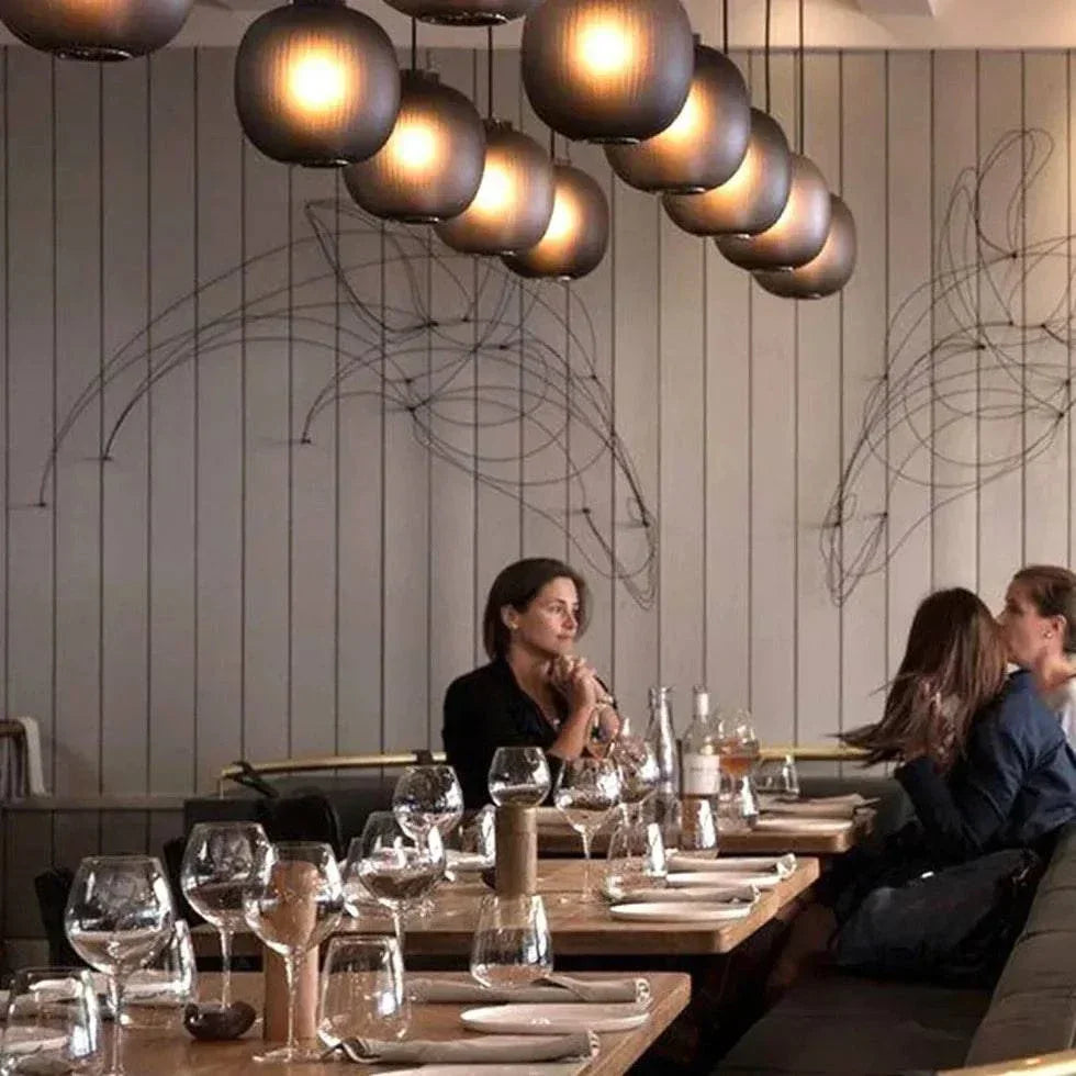 Pendentif En Verre Gris Gris Fumé - Clowas.fr