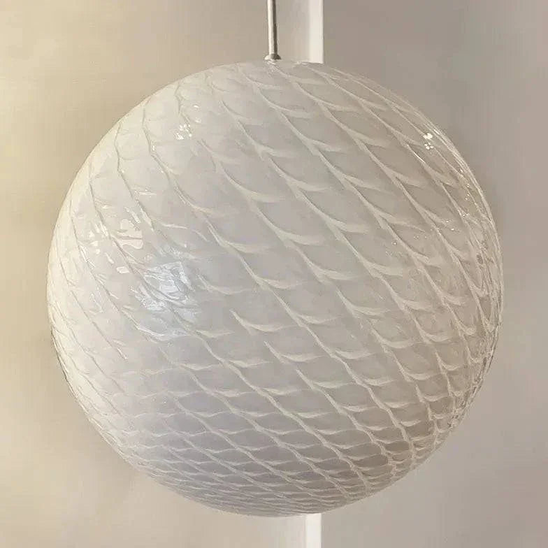 Lustre Boule De Verre Simple Et Moderne - Clowas.fr