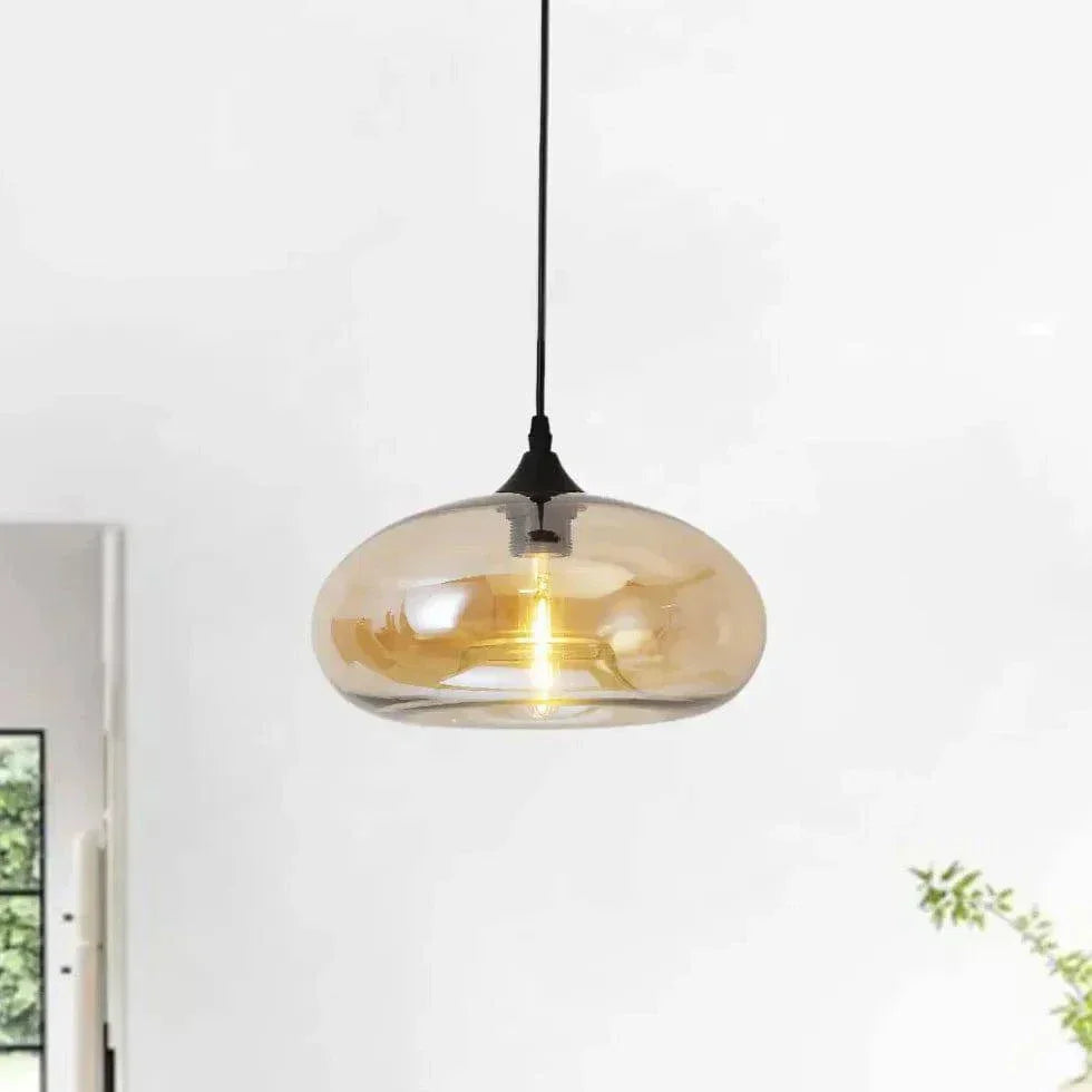 Suspension Verre Coloré Pour Café Moderne - Clowas.fr