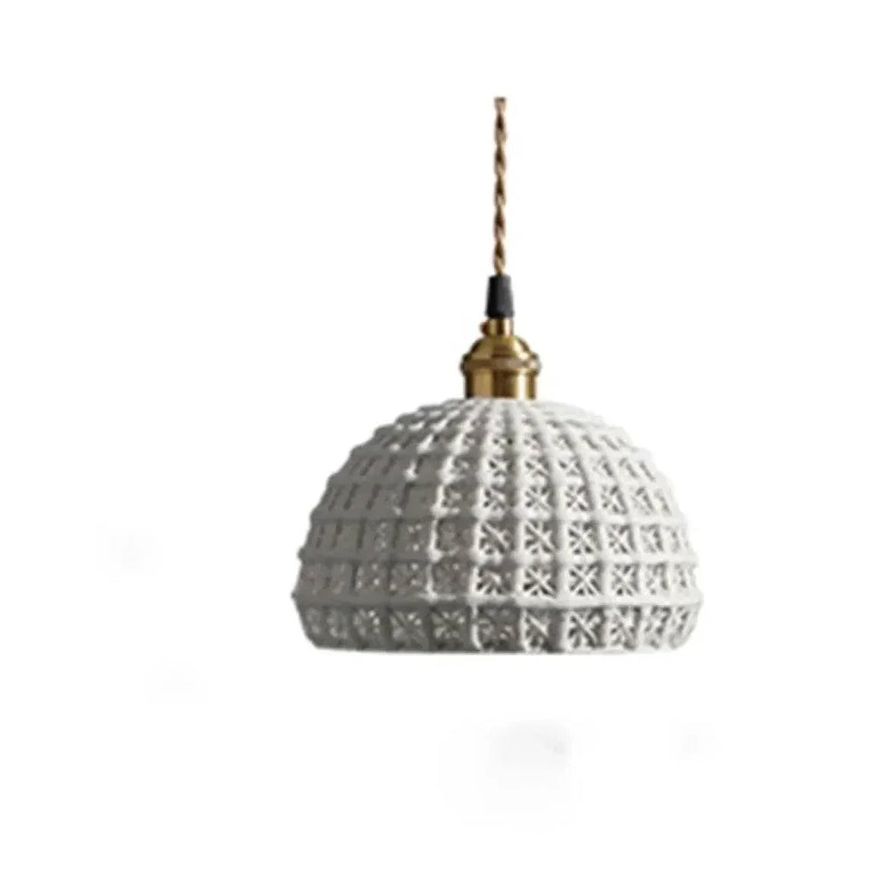 Lustre Rétro À Tête Unique En Céramique - Clowas.fr