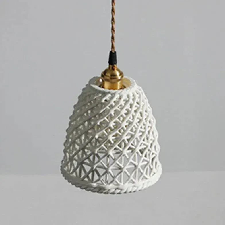 Lustre Rétro À Tête Unique En Céramique - Clowas.fr