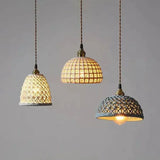 Lustre Rétro À Tête Unique En Céramique - Clowas.fr