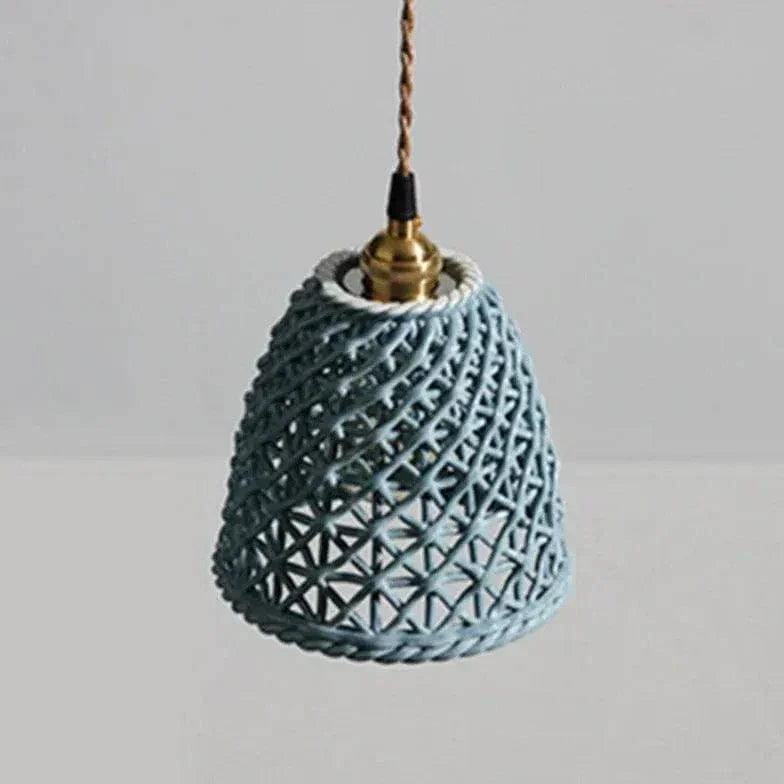 Lustre Rétro À Tête Unique En Céramique - Clowas.fr