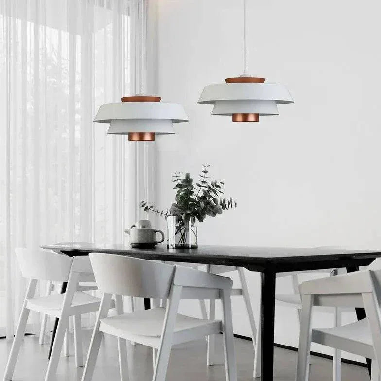 Lustre Fer Noir Créatif Minimaliste Suspendu - Clowas.fr