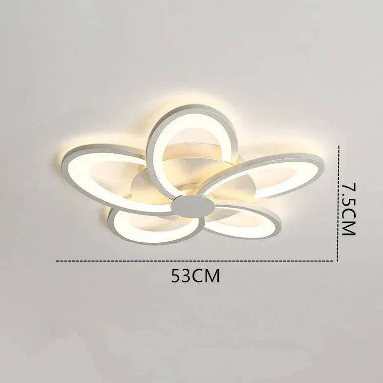 Plafonnier Moderne Fleur Blanche Pour Chambre - Clowas.fr