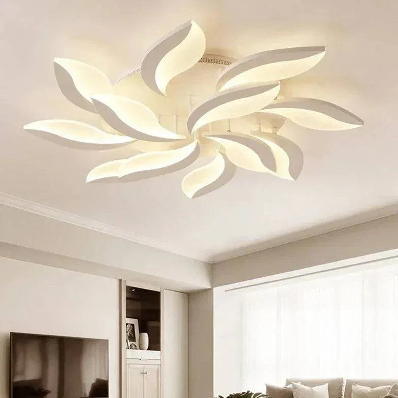 Plafonnier Design Noir Moderne Acrylique Lumineux Salon - Clowas.fr