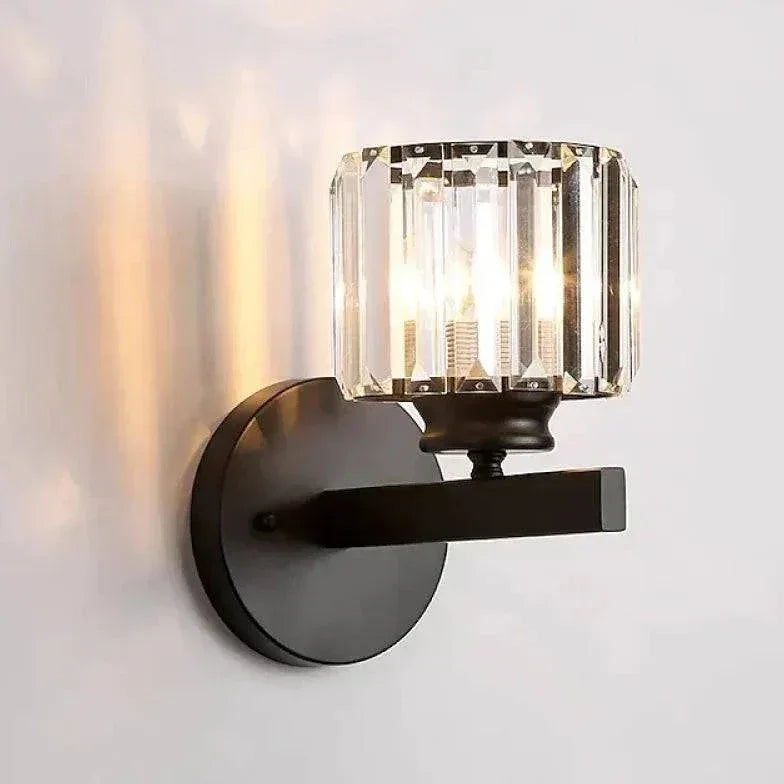 Lampe Applique Murale Design Cube Cristal Luxueux - Clowas.fr