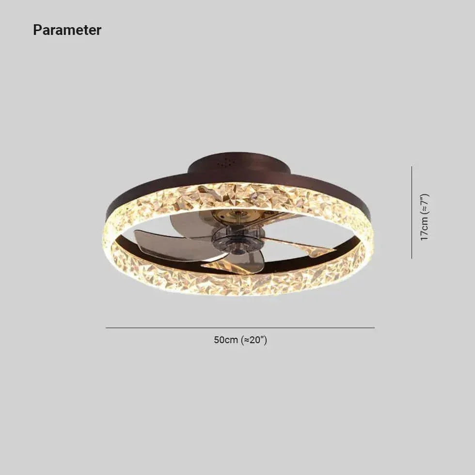 Lampe De Ventilateur De Plafond Au Design Nordique Silencieux - Clowas.fr