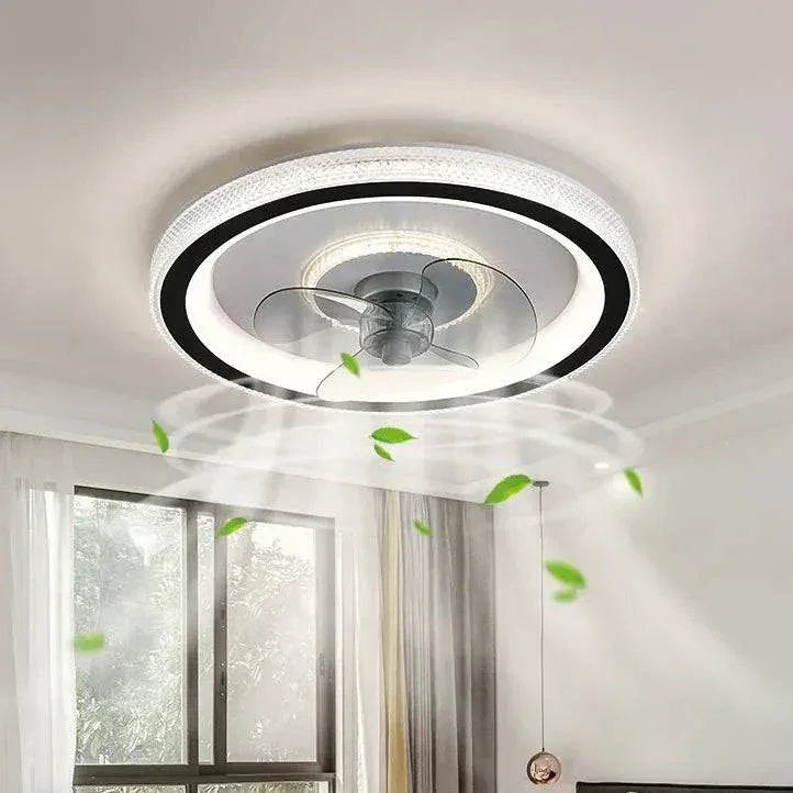 Plafonnier Led Rond Avec Ventilateur - Clowas.fr