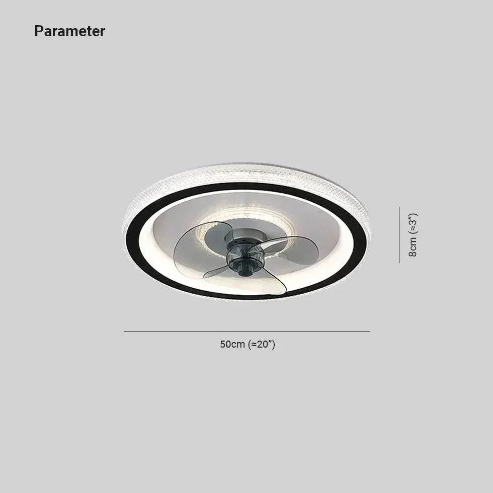Plafonnier Led Rond Avec Ventilateur - Clowas.fr