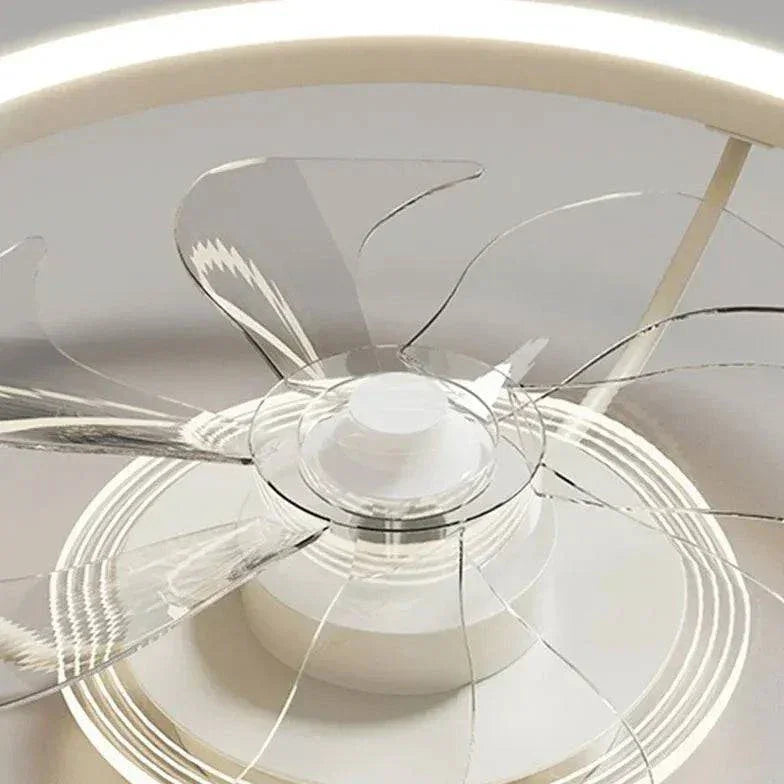 Plafonnier À Ventilateur Led Carré Simple Et Moderne - Clowas.fr