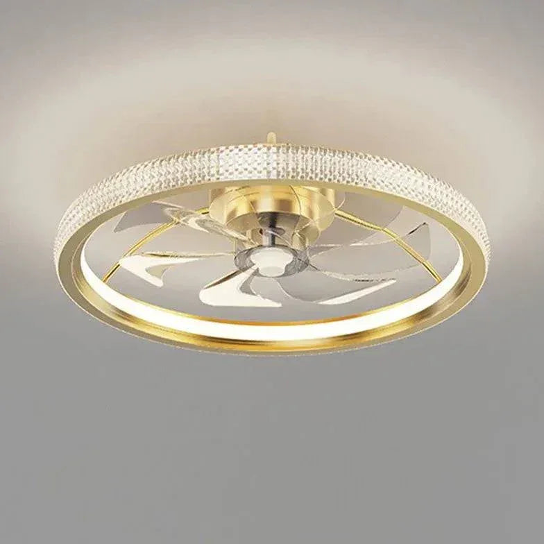 Éclairage Intérieur Ventilateur De Plafond En Cristal - Clowas.fr