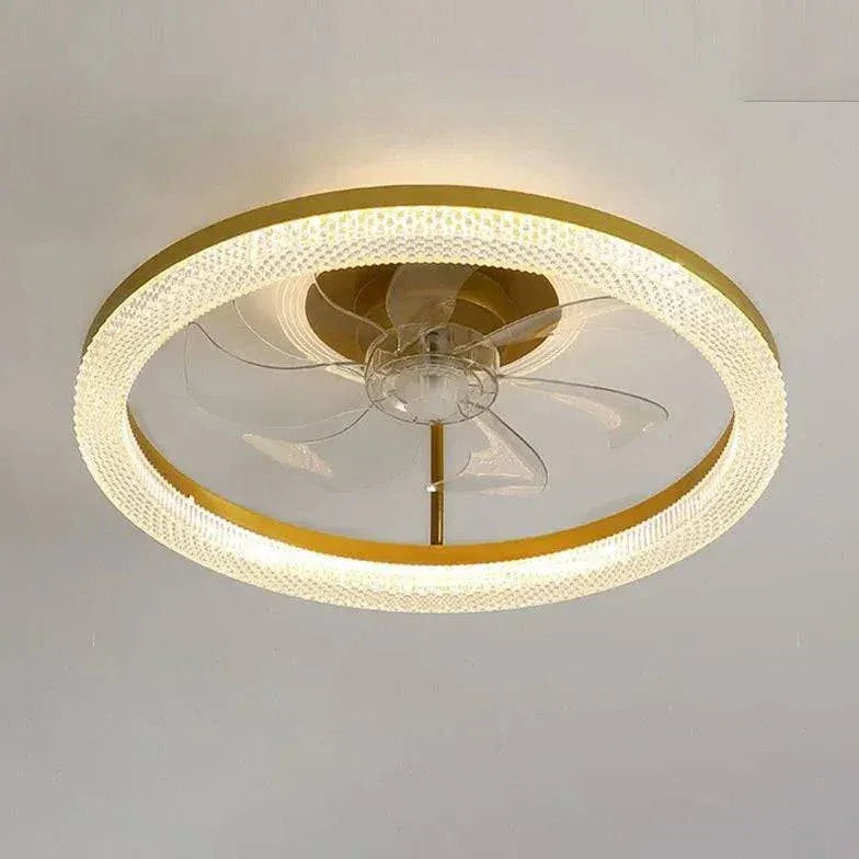 Éclairage Intérieur Ventilateur De Plafond En Cristal - Clowas.fr