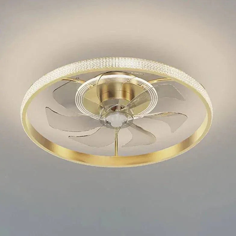 Éclairage Intérieur Ventilateur De Plafond En Cristal - Clowas.fr