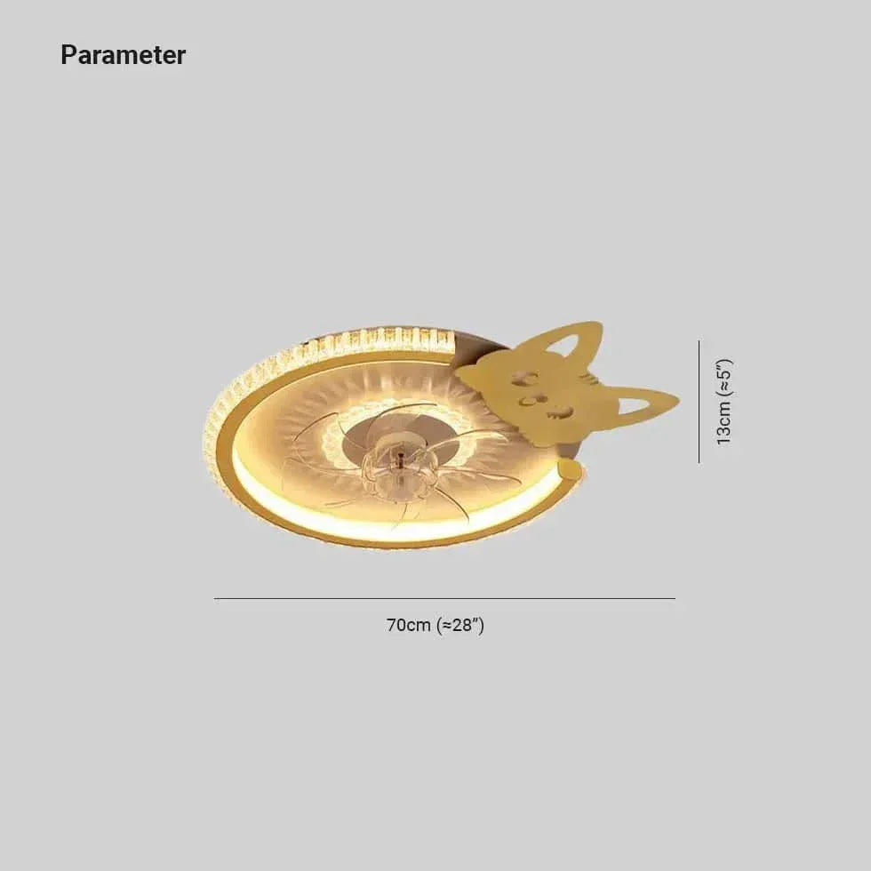 Plafonnier À Ventilateur Nordique Moderne Et Élégant En Cristal - Clowas.fr