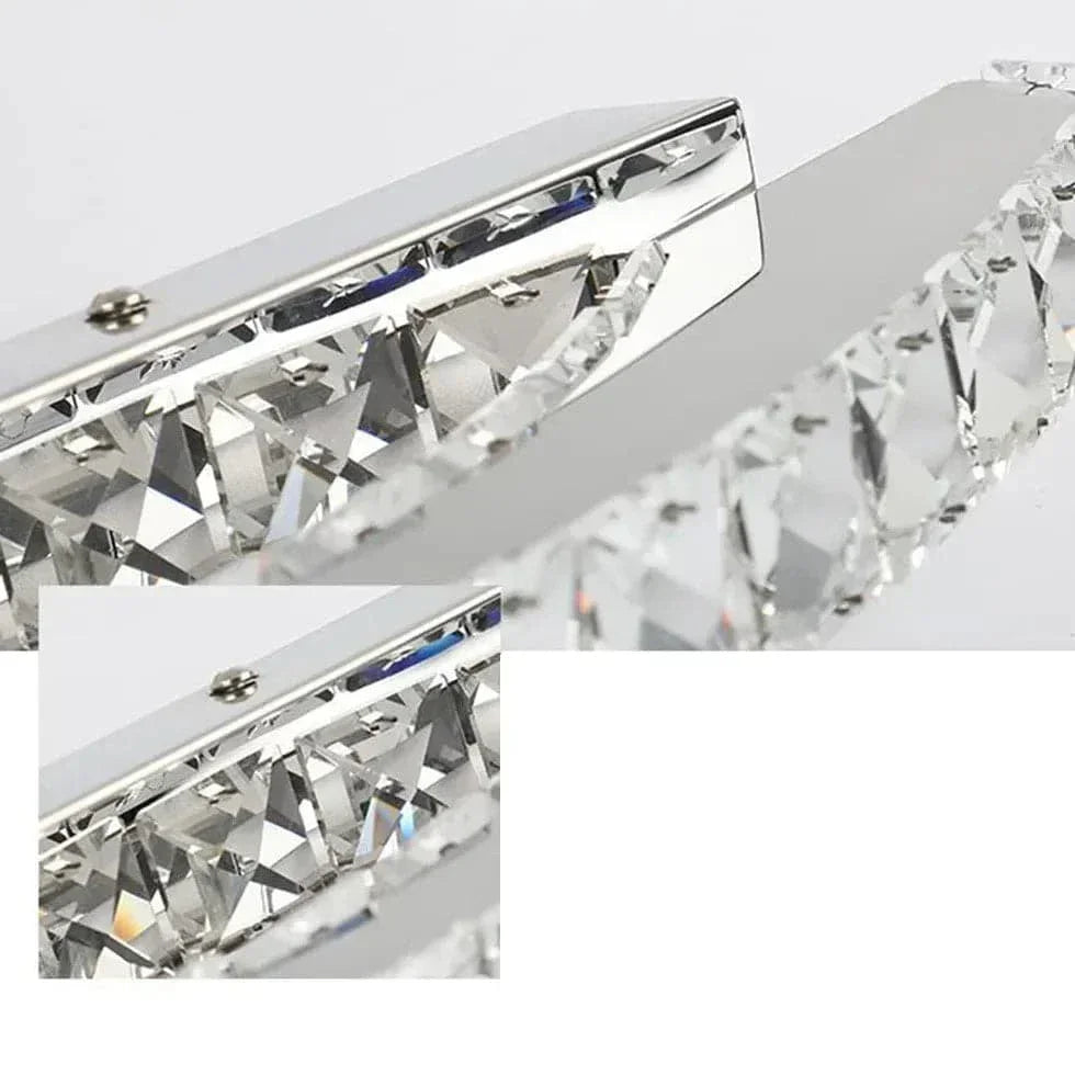 Luminaire Miroir Salle De Bain Lampe Murale Cristal - Clowas.fr