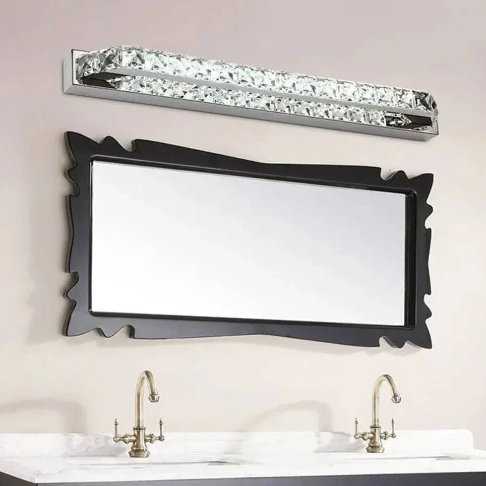 Lampe Murale Toilette Blanc Cristal Salle De Bain - Clowas.fr