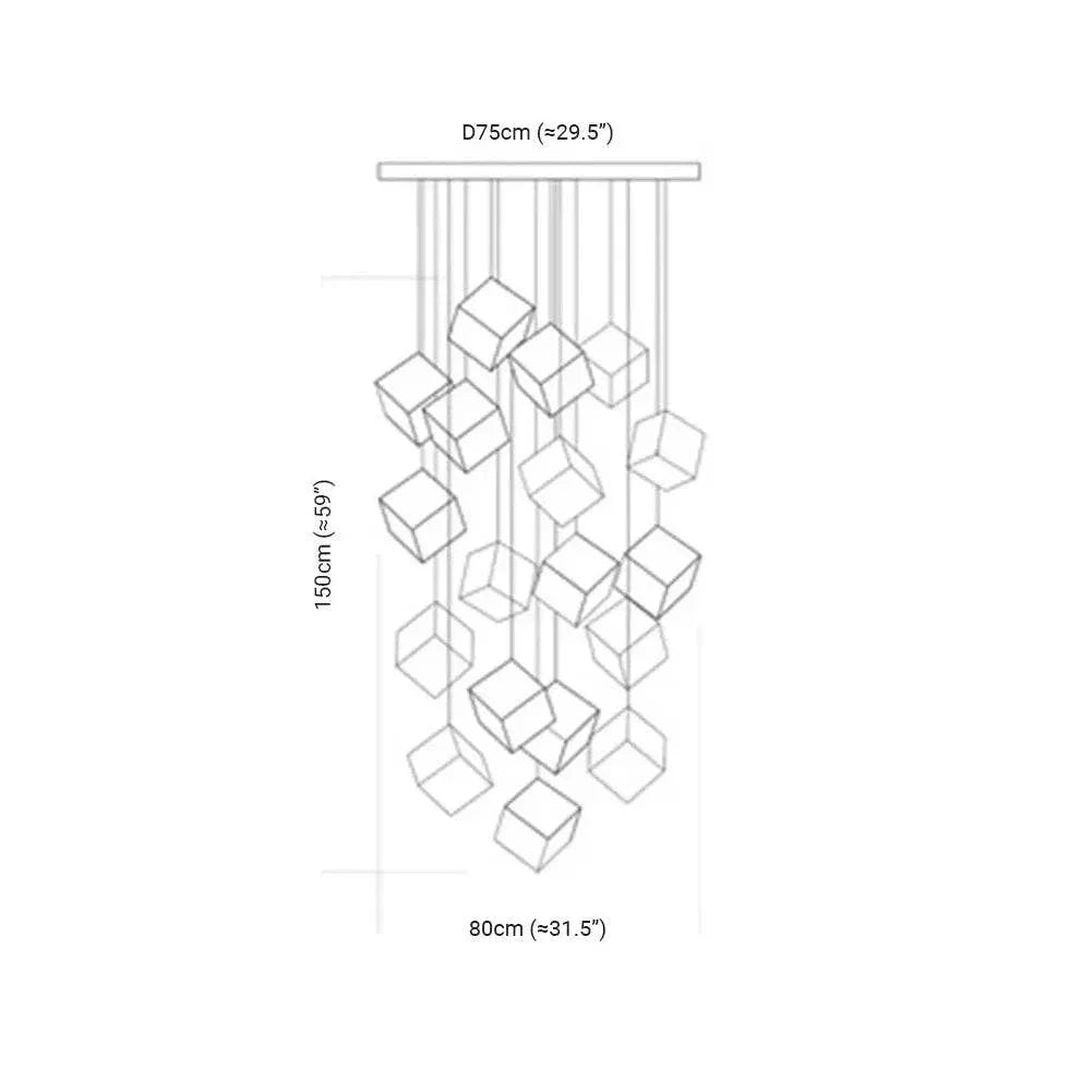 Suspension Couloir Entrée Design Loft Luxueux - Clowas.fr
