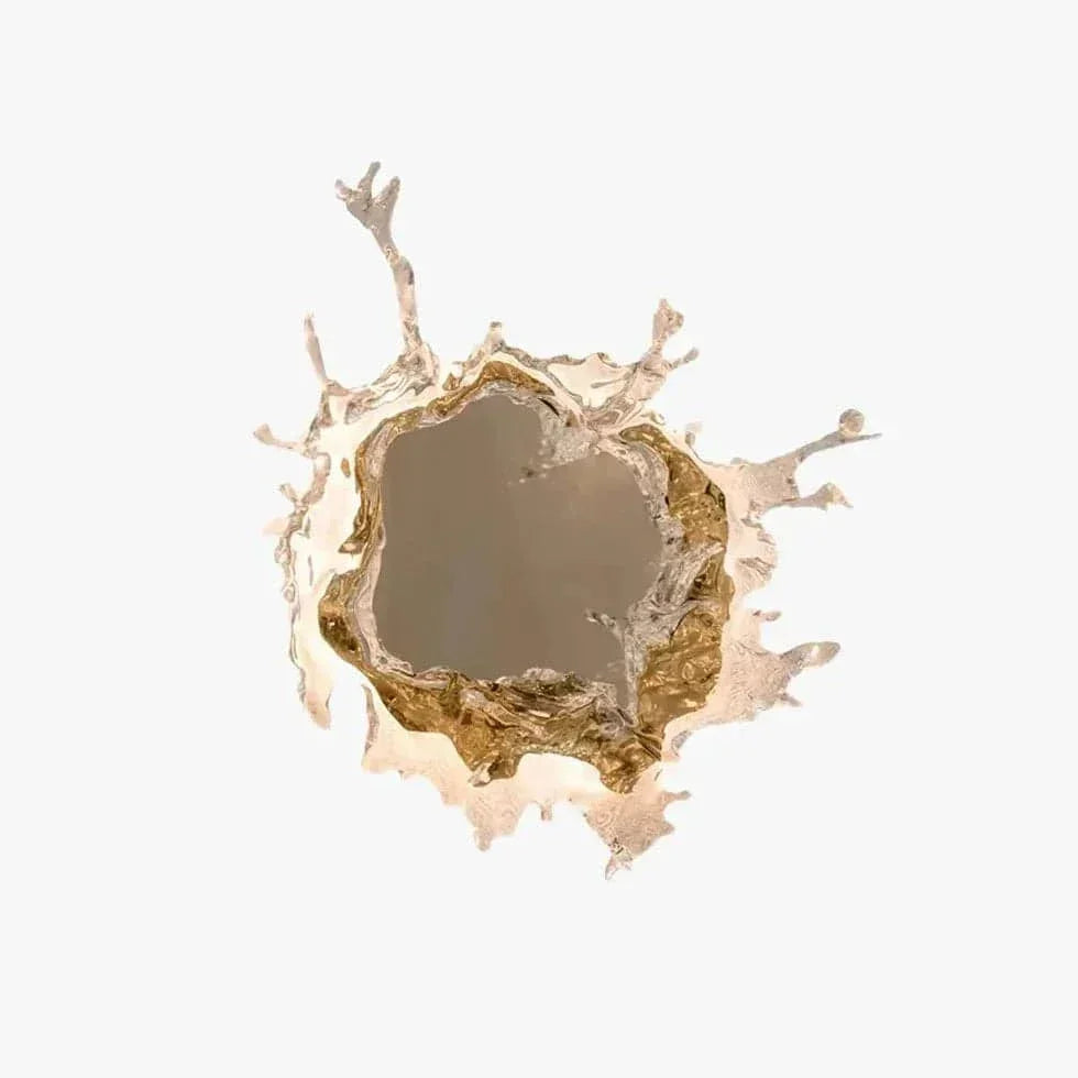 Miroir Moderne À Vagues Pour Salle De Bain - Clowas.fr