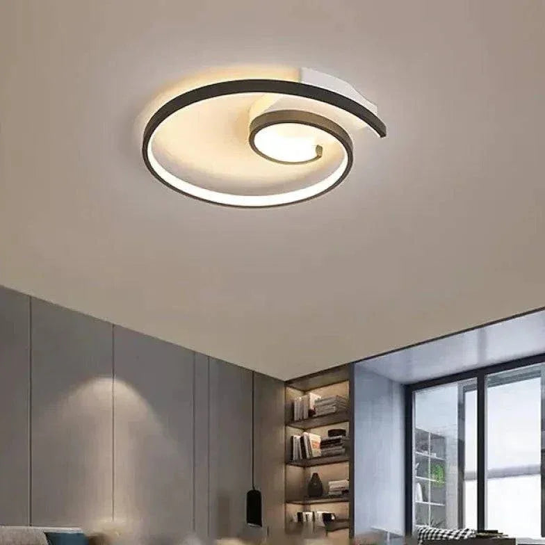 Plafonnier Led Créatif Au Design Simple Rond - Clowas.fr