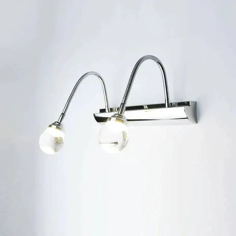 Applique Murale Argentée À Double Ressort - Clowas.fr