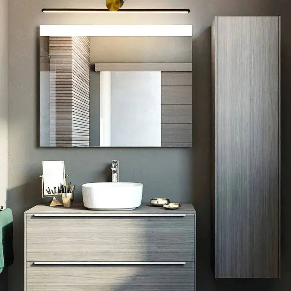 Applique Murale Chrome Salle De Bain Minimaliste - Clowas.fr