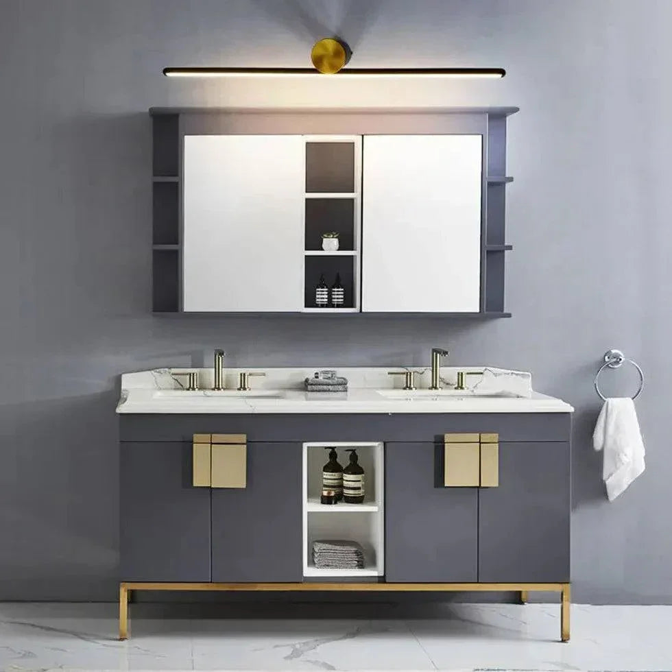 Applique Murale Chrome Salle De Bain Minimaliste - Clowas.fr