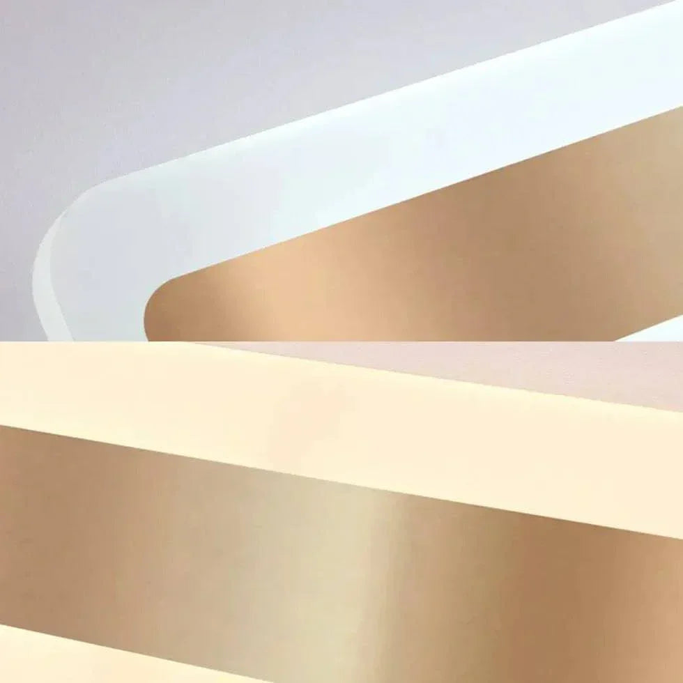 Applique Murale Plate De Salle De Bain Dorée - Clowas.fr