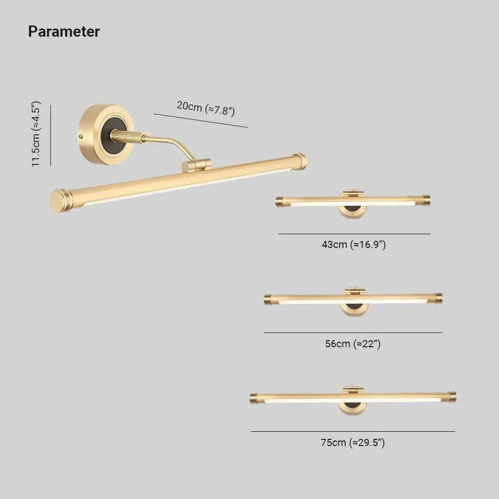 Applique Ip44 Miroir Salle De Bain En Cuivre - Clowas.fr