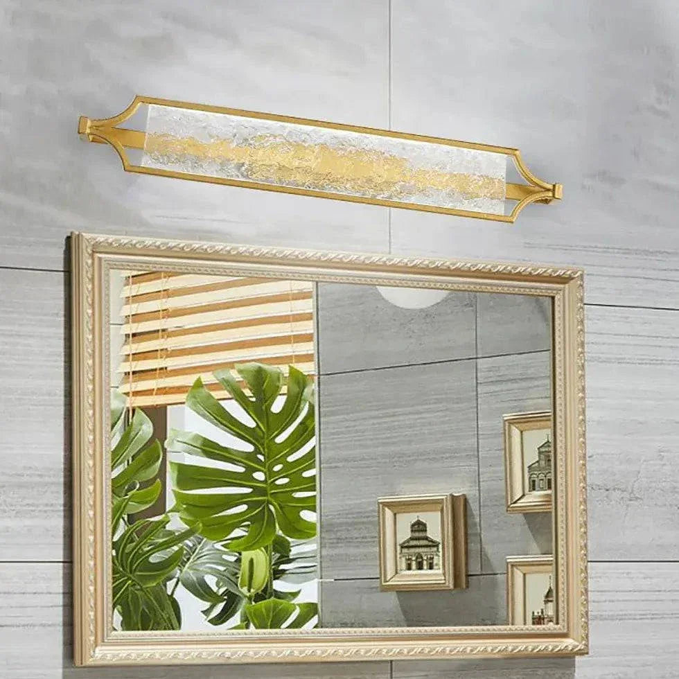 Applique Murale Led Dorée Pour Salle De Bain - Clowas.fr