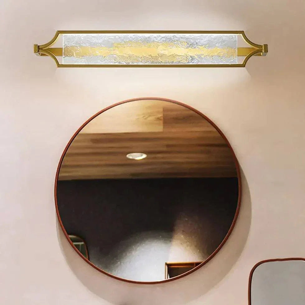 Applique Murale Led Dorée Pour Salle De Bain - Clowas.fr