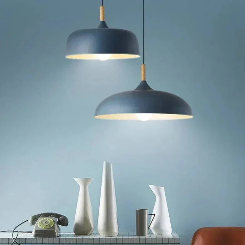 Lustre Rond Plat Design Moderne Nordique - Clowas.fr