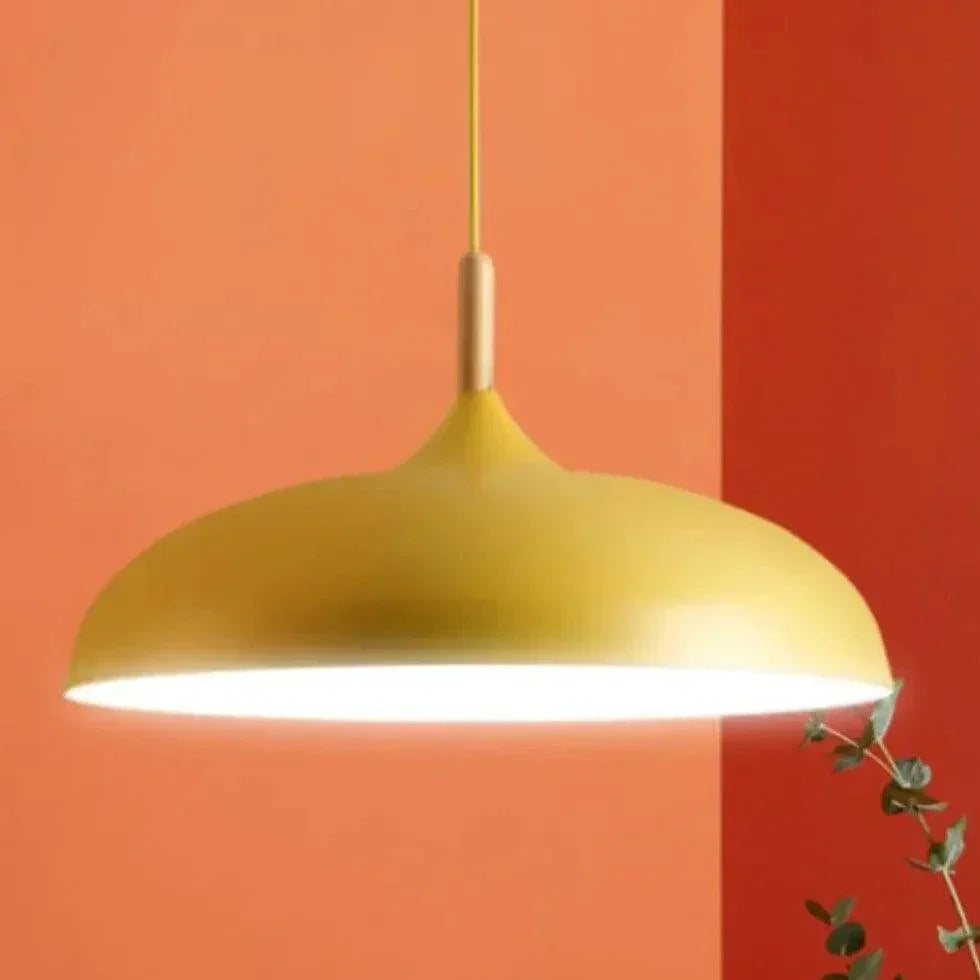 Lustre Rond Plat Design Moderne Nordique - Clowas.fr