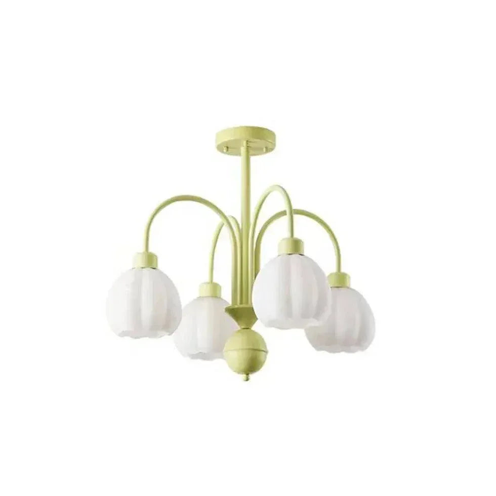 Plafonnier Moderne En Forme De Fleurs Blanches Radiales - Clowas.fr