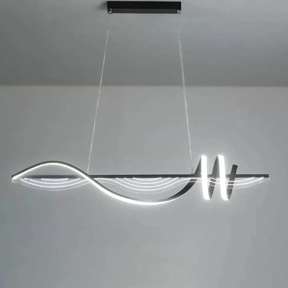 Grand Lustre De Plafond Led Pour Restaurant Créatif - Clowas.fr